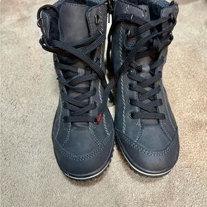 Rieker  Tex black Lace-Up Ankle Boots. New. Never worn.  No box.  Size 7
